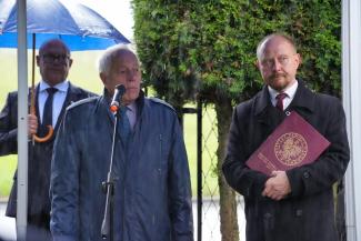 uroczystości na cmentarzu w Dankowicach