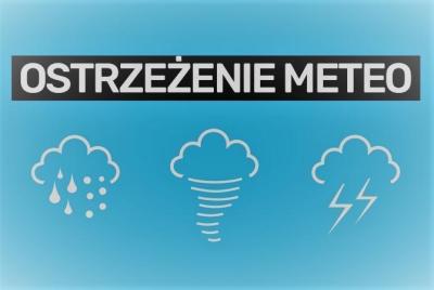 Grafika ostrzeżenia meteo