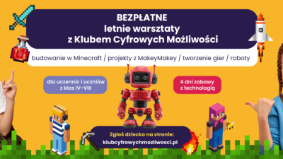 Plakat letnie półkolonie