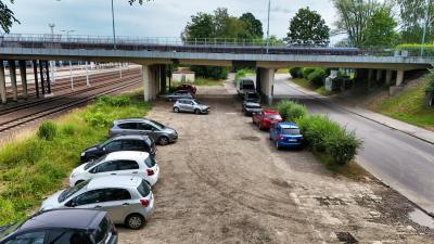 parking przy ulicy Towarowej
