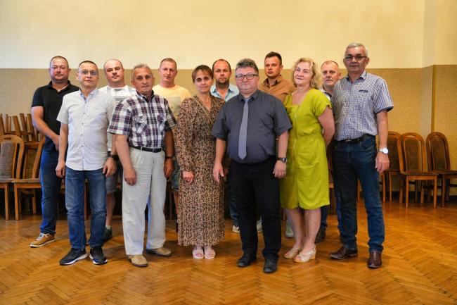 zdjęcie grupowe członków Rady Sołeckiej w Bronowie