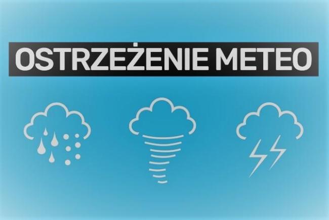 Ikonka dotyczaca ostrzeżenia meteorologicznego