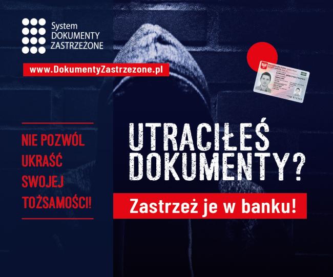 Baner akcji informacyjnej - dokumenty zastrzeżone