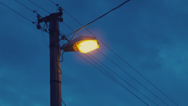 Zdjęcie lampy ulicznej