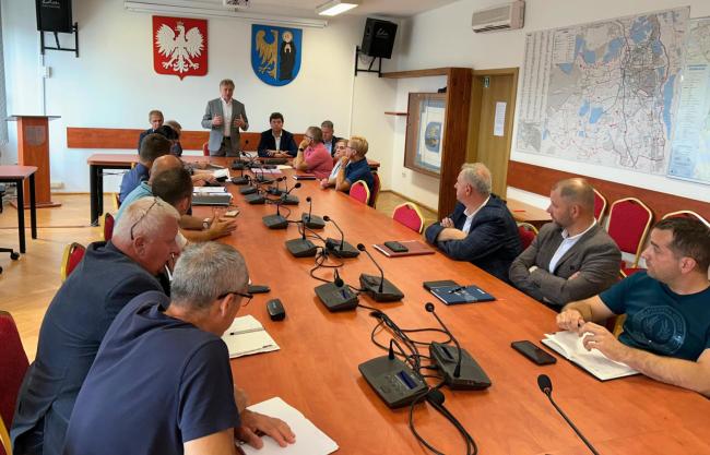 Posiedzenie Gminnego Zespołu Zarządzania Kryzysowego