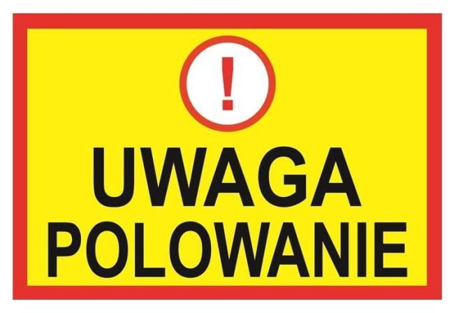 Ikonka dot. ostrzeżeń ws. polowań