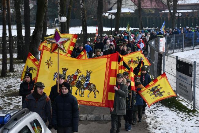 Wejście Orszaku na stadion