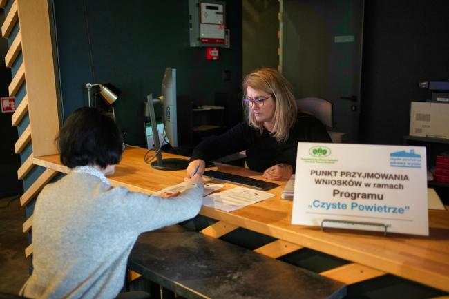punkt czystego powietrza w Centrum Ekologii i Zieleni