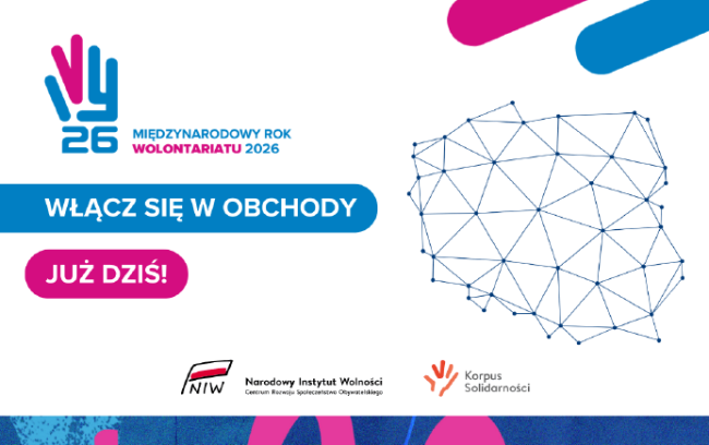 Plakat - dzień wolontariuszy